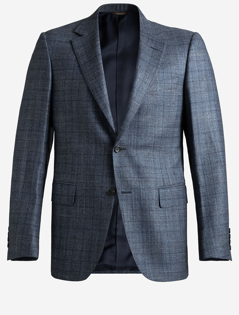CF01752 BLUE:310 E1649 Canali Check Jacket — 7S8A8004.jpg