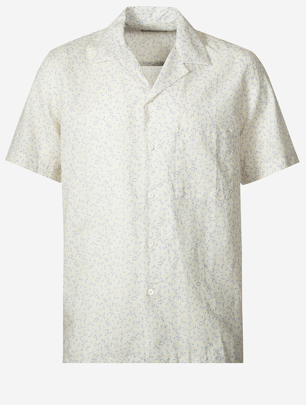 GL03765 WHITE 901 E359 Canali Leaf Casual SS Shirt — 7S8A2436.jpg