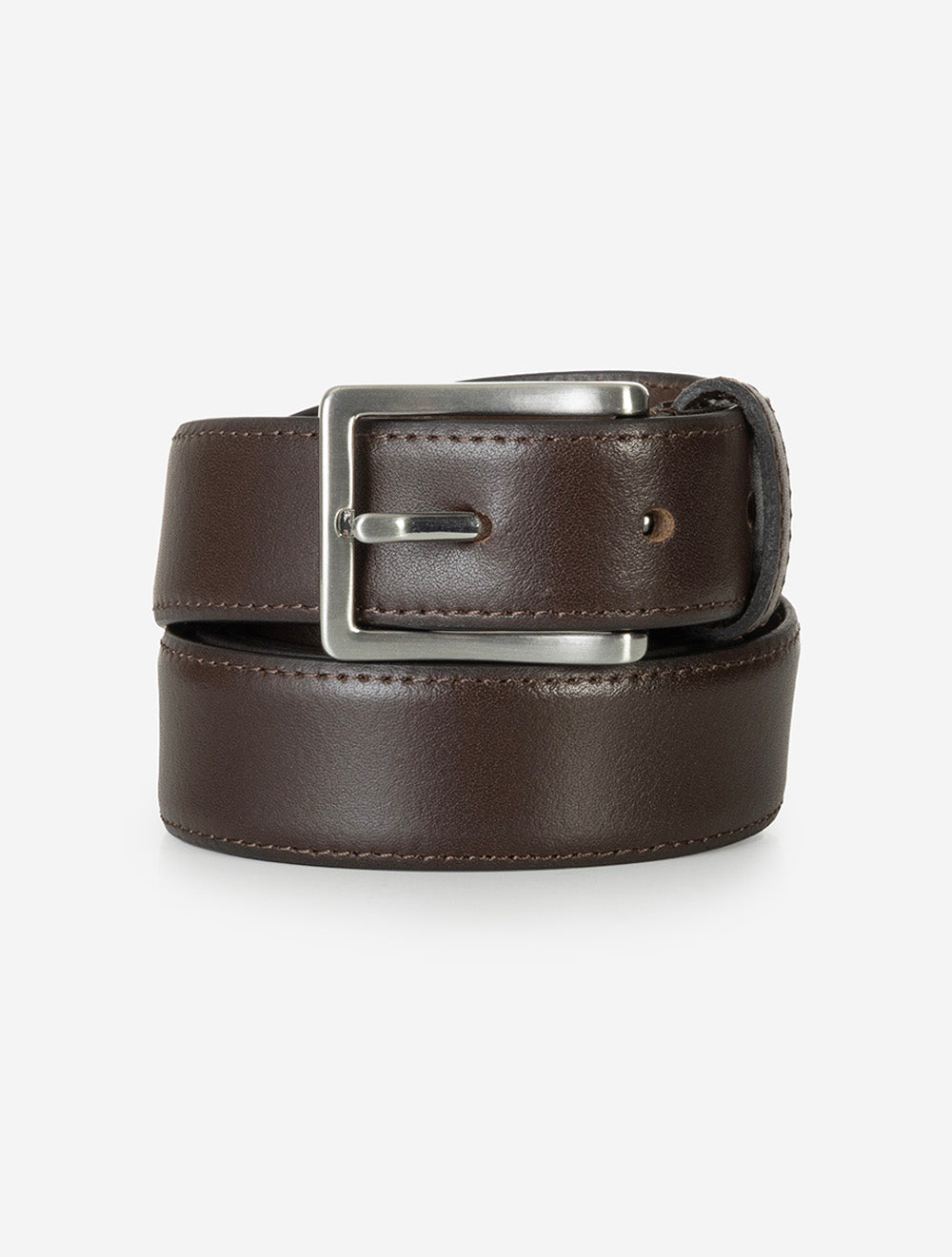 1000319 BROWN 23 E49 Lindenmann Narrow buckle belt — 7S8A6024.jpg