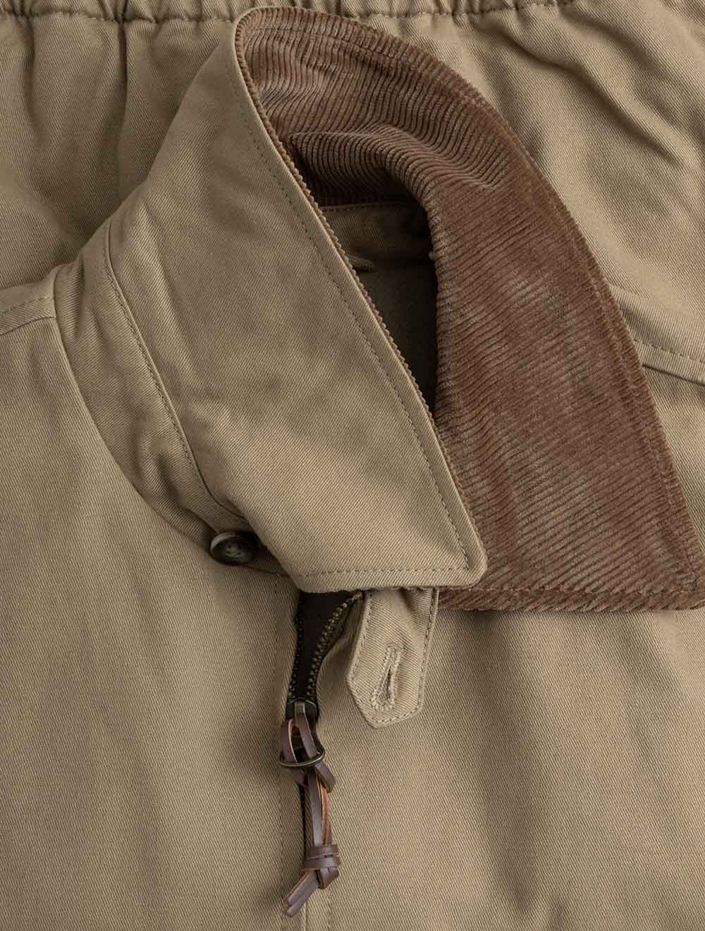 7006687A26 TAUPE 264 E400 MOLESKIN HARRINGTON JACKET — 7S8A2811.jpg