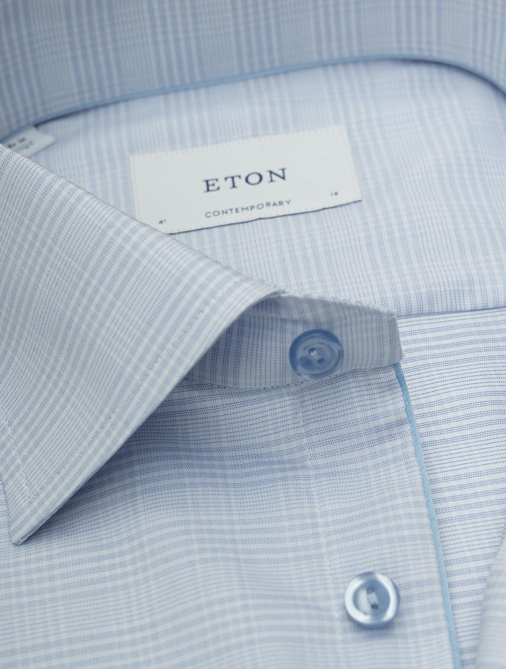 100015506 BLUE 21 E199 ETON Contemp Check Twill Shirt — 7S8A4897.jpg