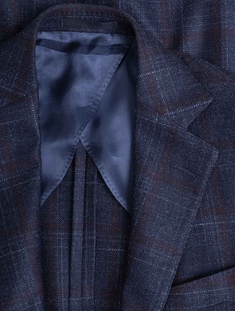 N777033 NAVY E899 LC WSC Check Jacket — 7S8A7816.jpg