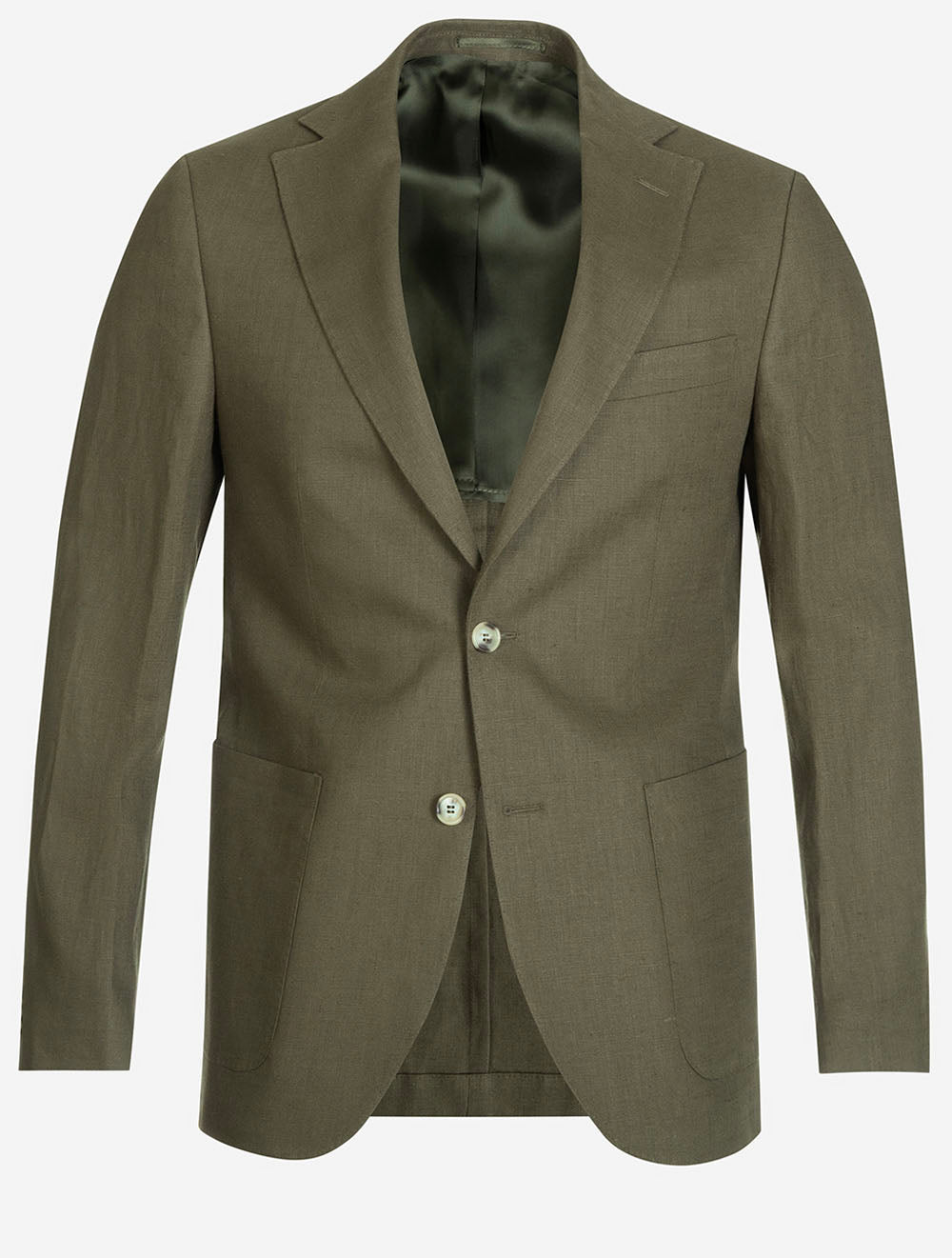 PCRL P400 GREEN 0046 E699 LC Half Lined Linen Jacket — 7S8A5643.jpg