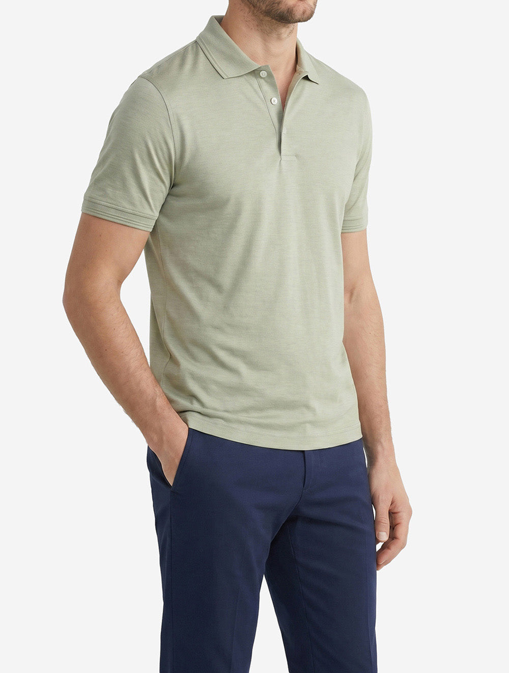 25411208 SG722 E299 PAS Silk Cotton Blend Polo Shir — 25411208 SG722 E299 PAS Silk Cotton Blend Polo Shir.jpg