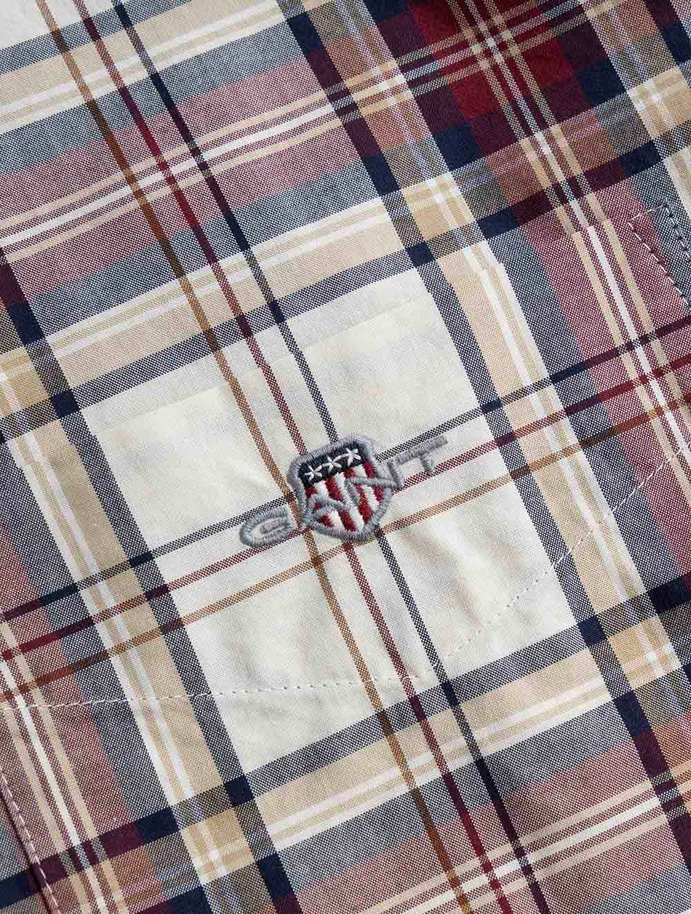3263001A26 WINE 676 E110 REG POPLIN CHECK SHIRT — 7S8A1450.jpg