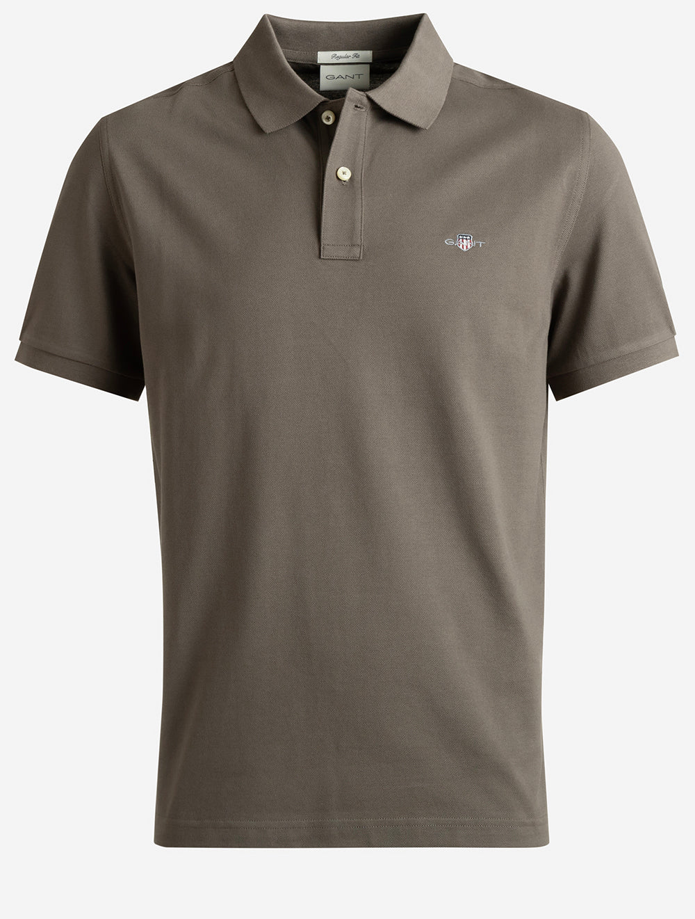 2210A26 TAUPE 260 E100 CLASSIC REGULAR POLO SHIRT — 1 7S8A8671.jpg