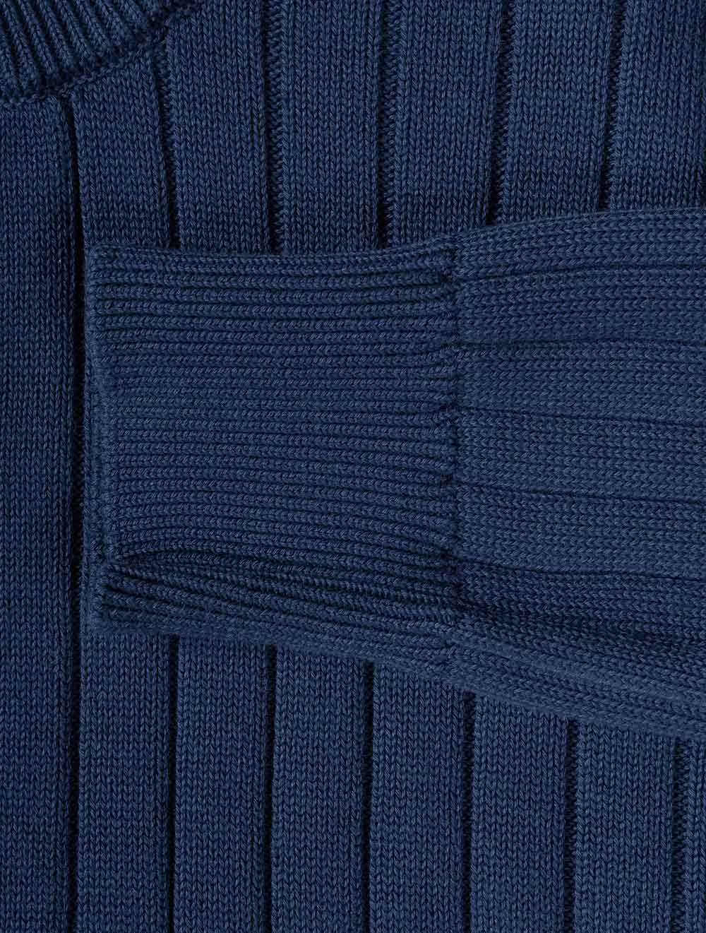 100014390 NAVY 28 E299 ETON Structure Knit Crewneck — 7S8A2731.jpg