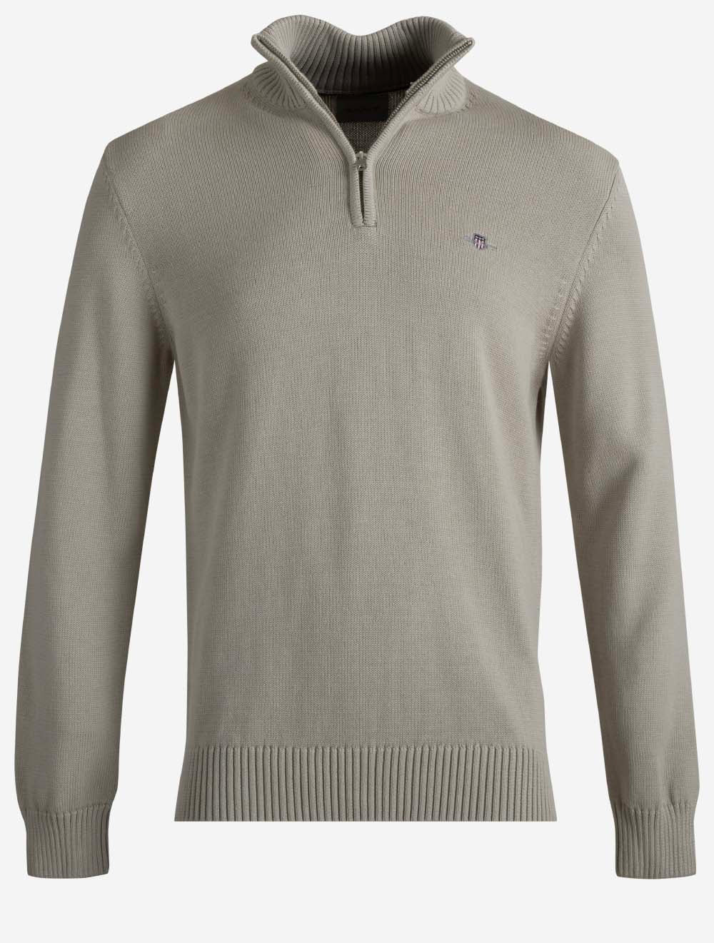 8030170A26 BEIGE 215 E140 CASUAL COTTON HALF ZIP — 1 7S8A1024.jpg