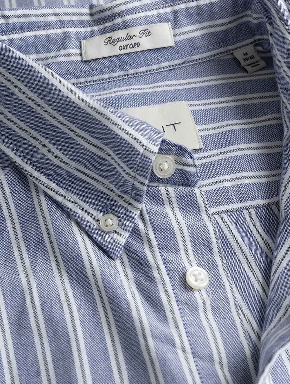 3262014A26 BLUE 436 E120 REG CLASSIC OXFORD STRIPE SHIRT — 7S8A1422.jpg