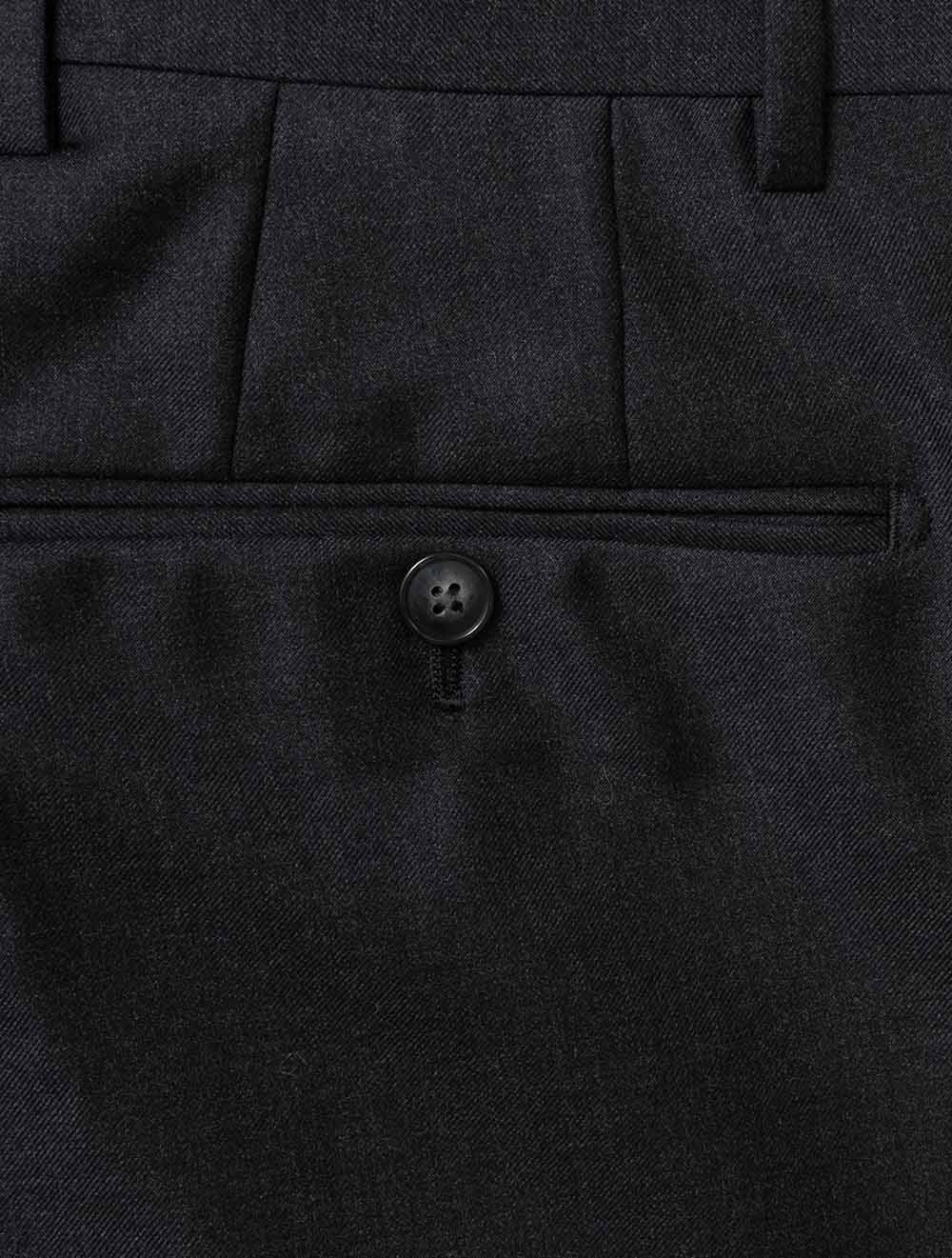 VBC021TR002 CHOCO E269 Louis Copeland Plain Trousers — 7S8A6894.jpg