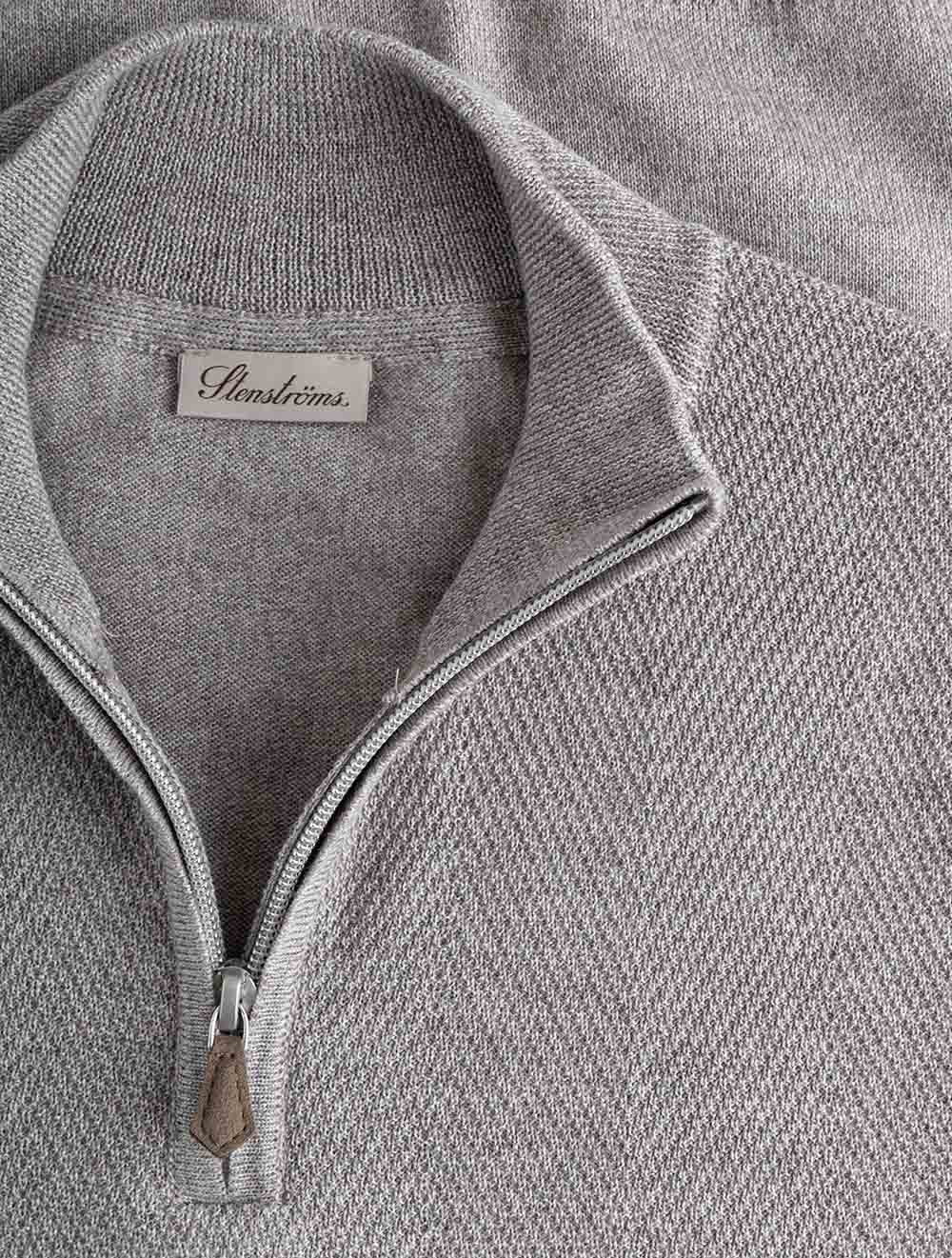 4204201355 BEIGE 245 E249 Stenstroms Herringbone Half Zip — 7S8A9954.jpg