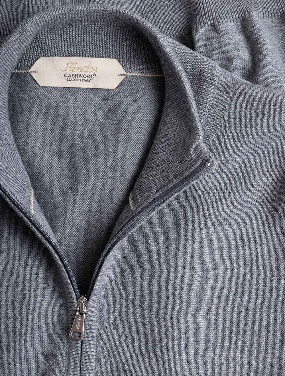 02140011 GREY 021 E195 Aurelien Merino Wool Half Zip — 7S8A1285.jpg
