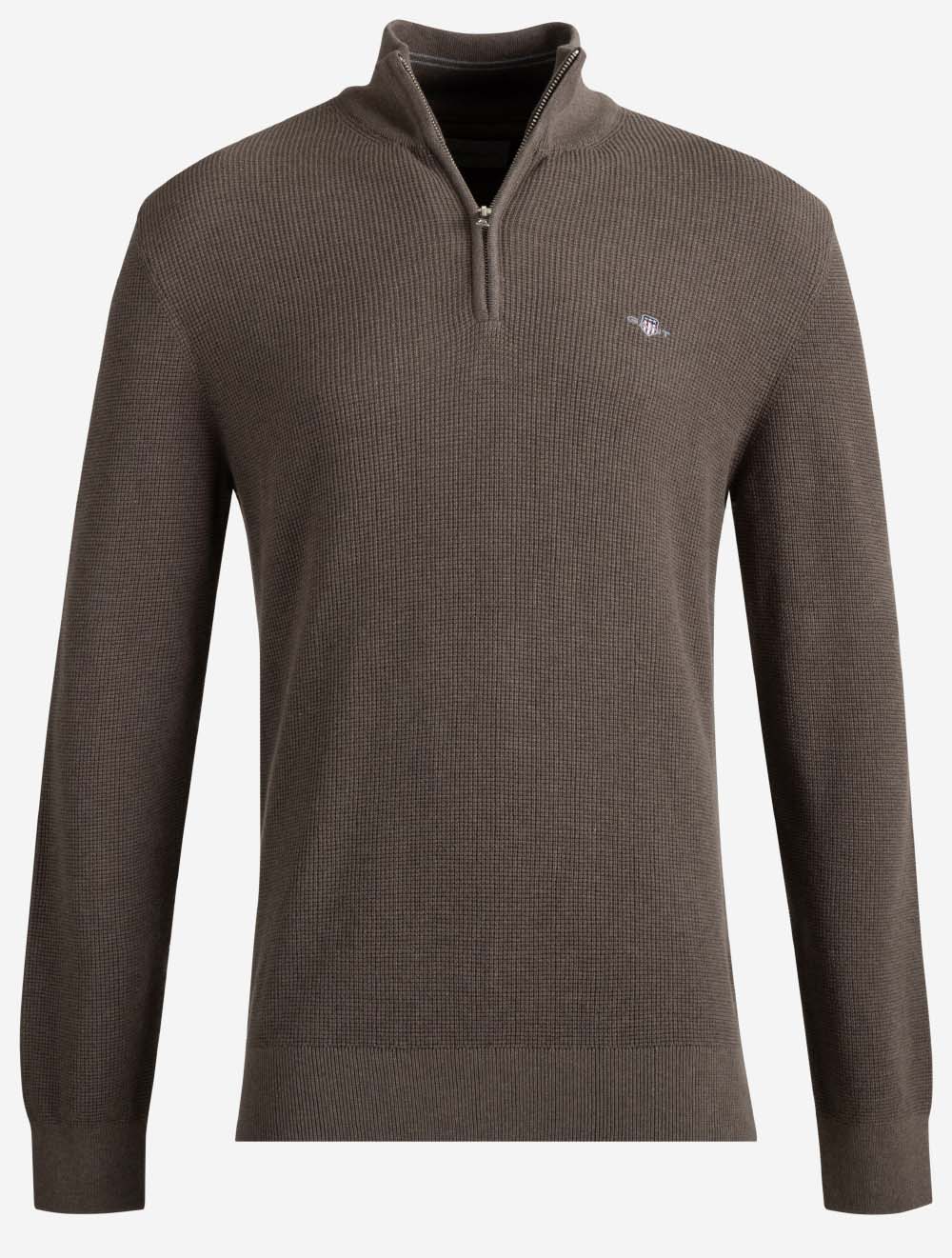 8030292A26 HAZEL 294 E140 MICRO TEXTURED COTTON HALF ZIP — 1 7S8A1021.jpg