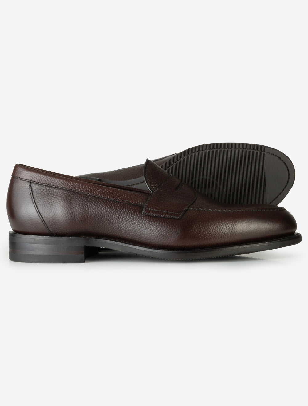 IMP_GRL DK BR E329 IMPERIAL Grain Saddle Loafer — 7S8A6181.jpg