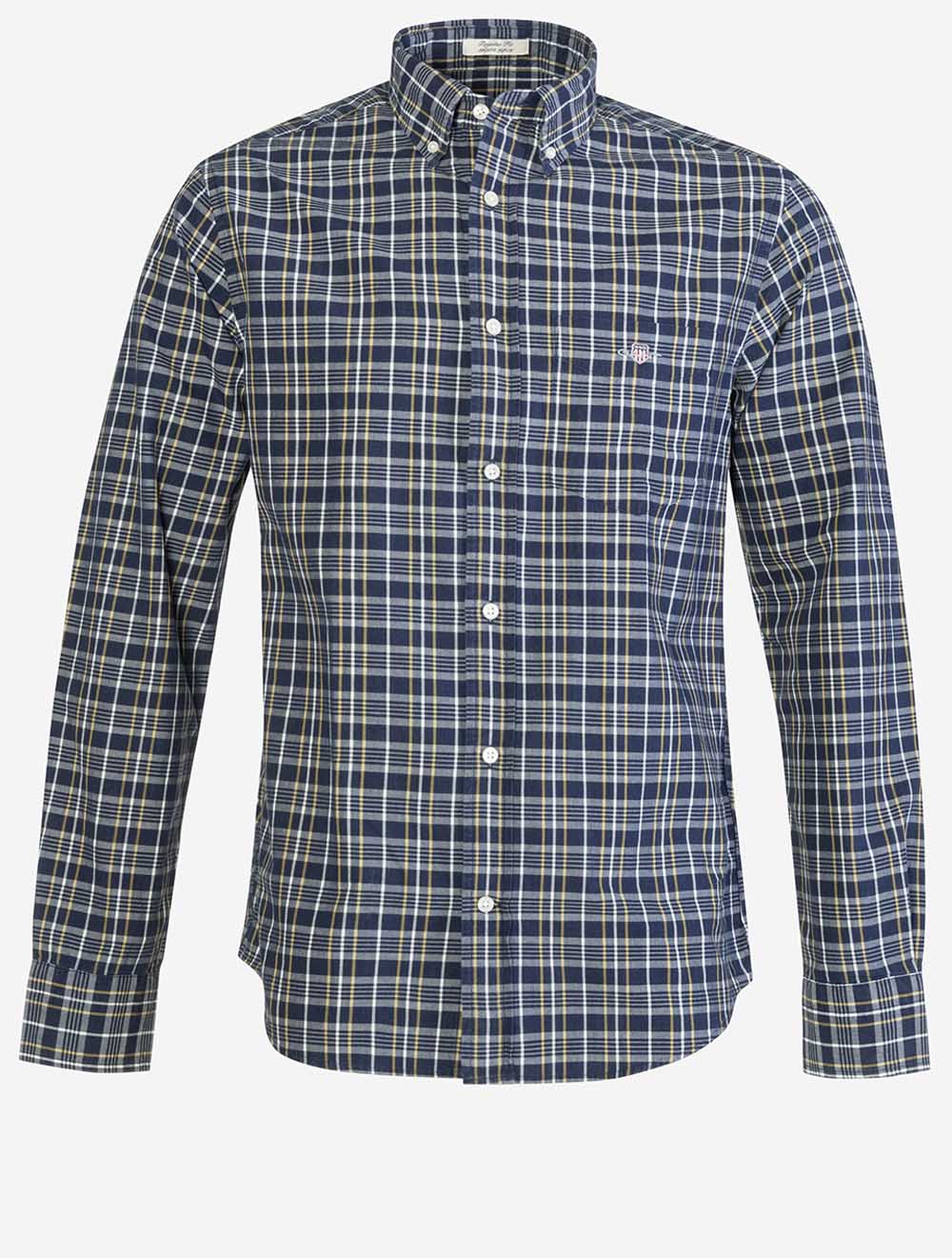 3262008A26 INDIGO 969 E130 REG ARCHIVE POPLIN INDIGO CHECK — 1 7S8A6703.jpg