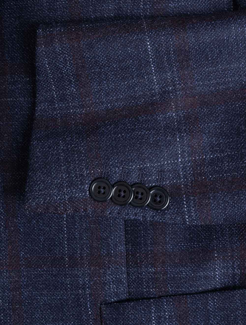 N777033 NAVY E899 LC WSC Check Jacket — 7S8A7818.jpg