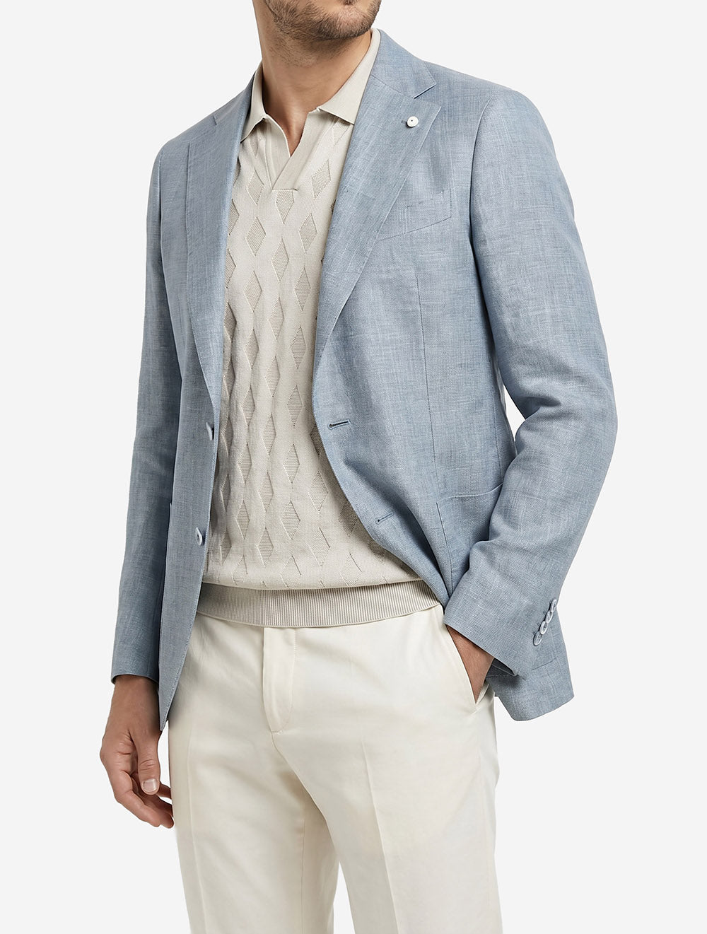 62281 BLUE 2 E1099 LUBIAM Half Lined Sports Jacket — 62281 BLUE 2 E1099 LUBIAM Half Lined Sports Jacket1.jpg