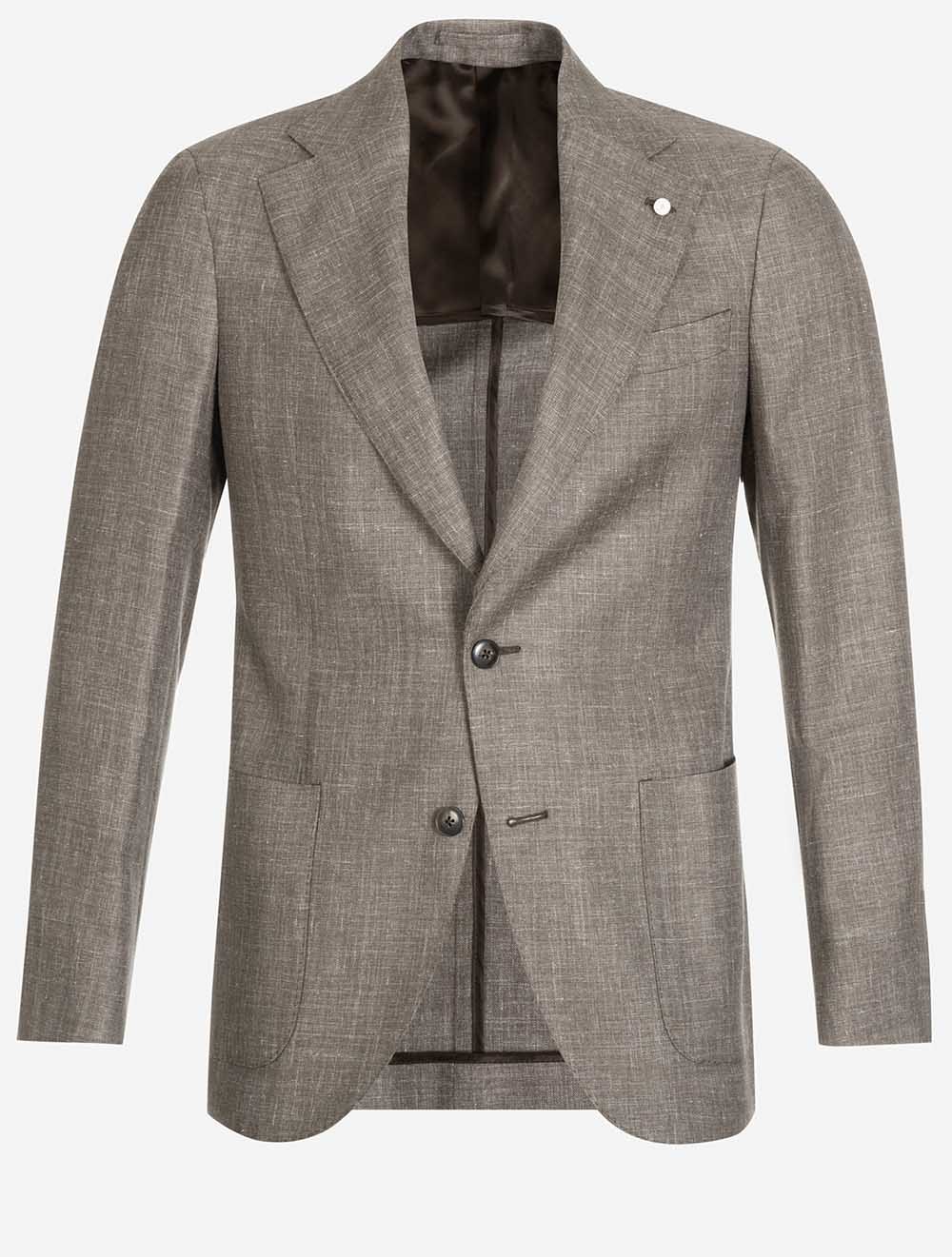 62281 BROWN 5 E1099 LUBIAM Half Lined Sports Jacket — 7S8A5637.jpg
