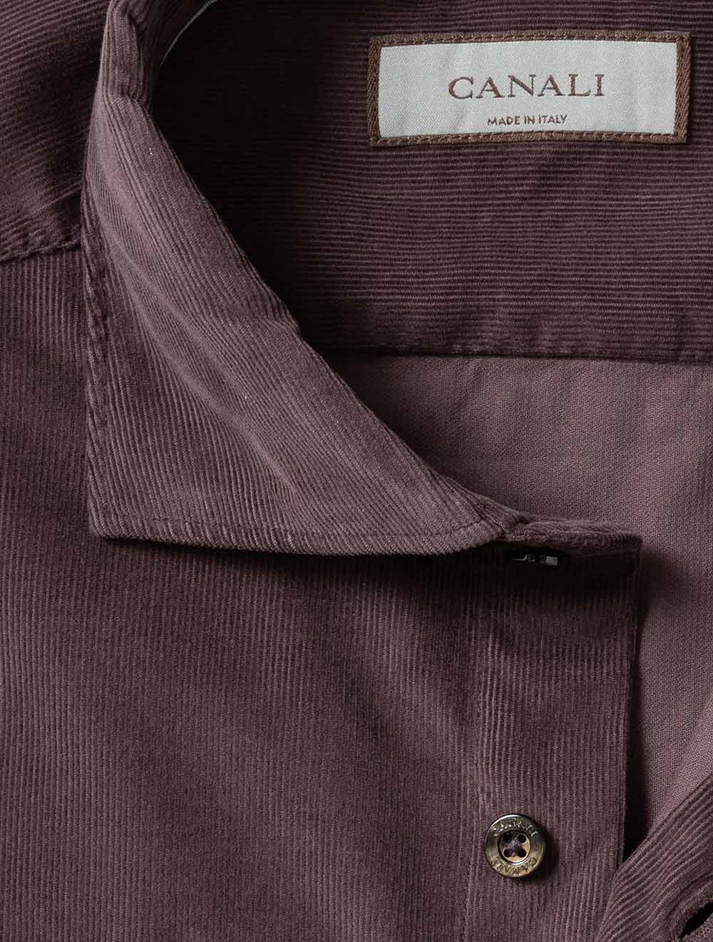 GM03361 WINE 914 E269 Canali Corduroy Casual Shirt — 7S8A8160.jpg