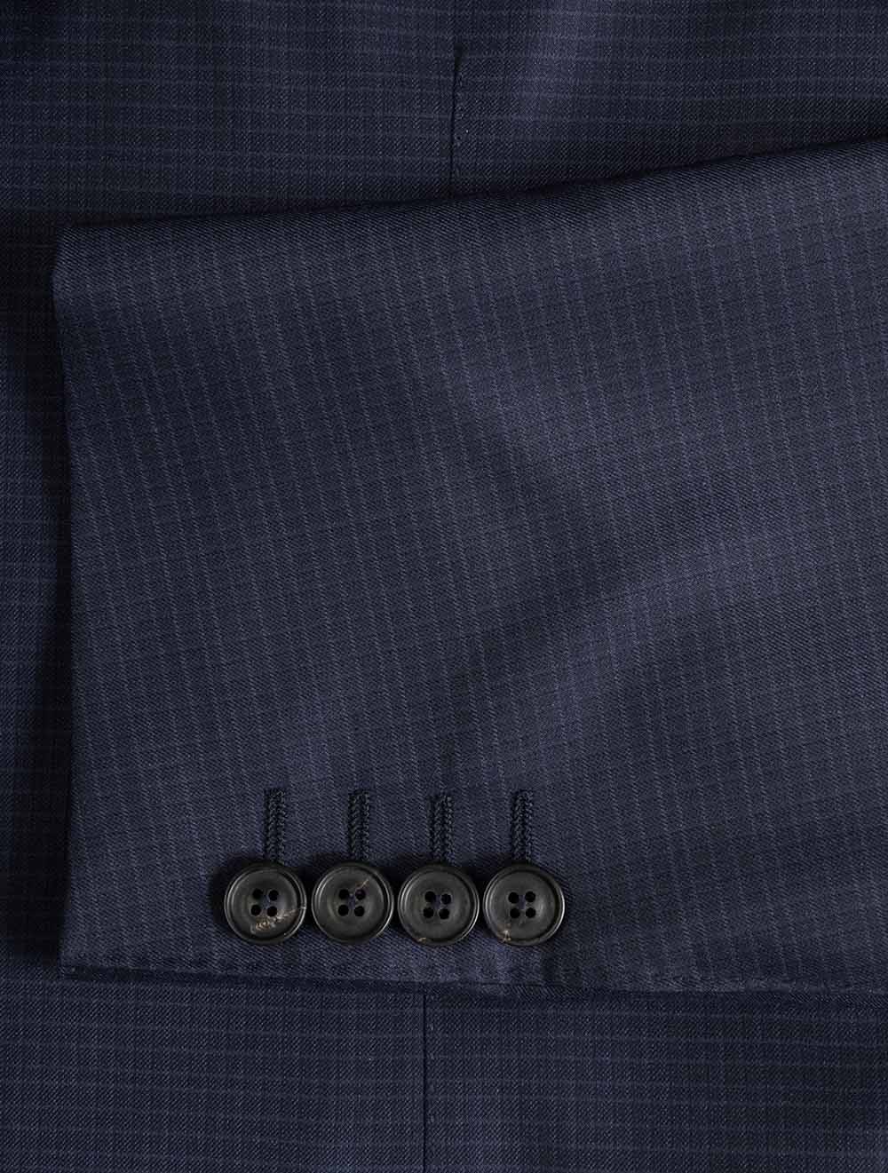 BX01451 NAVY 303 E2699 Canali Exclusive Micro Check Su — 7S8A5780.jpg