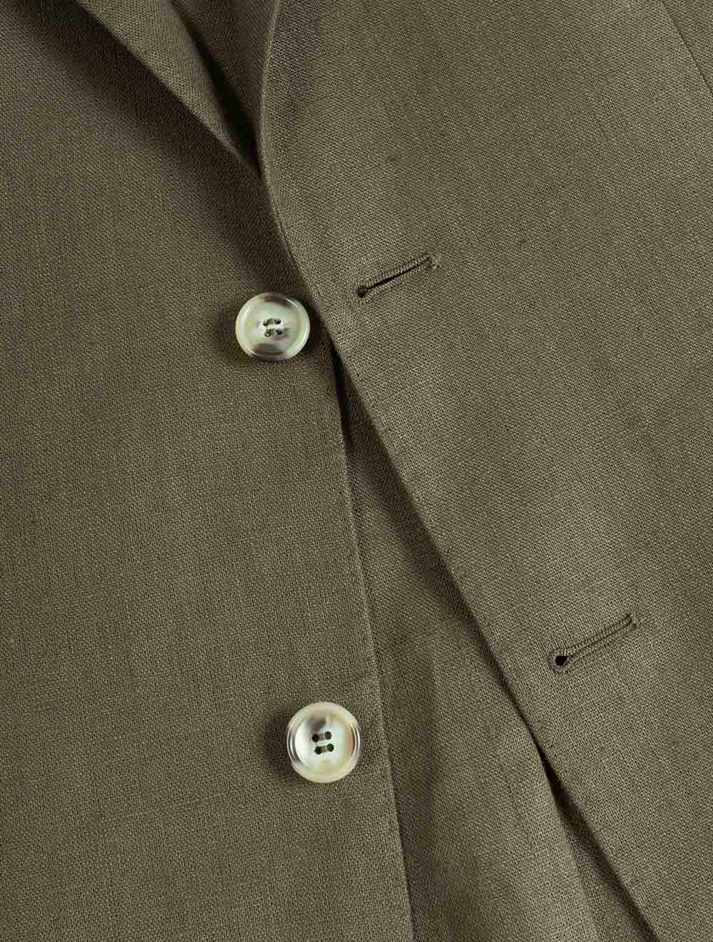 PCRL P400 GREEN 0046 E699 LC Half Lined Linen Jacket — 7S8A5903.jpg