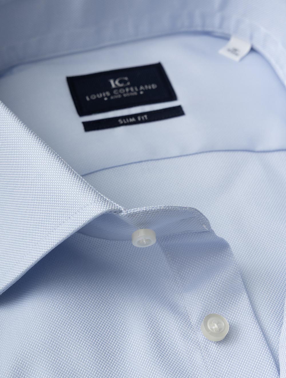 LECHSF BLUE E219 Louis Copeland Slim Pinhead Shirt — 7S8A0493.jpg