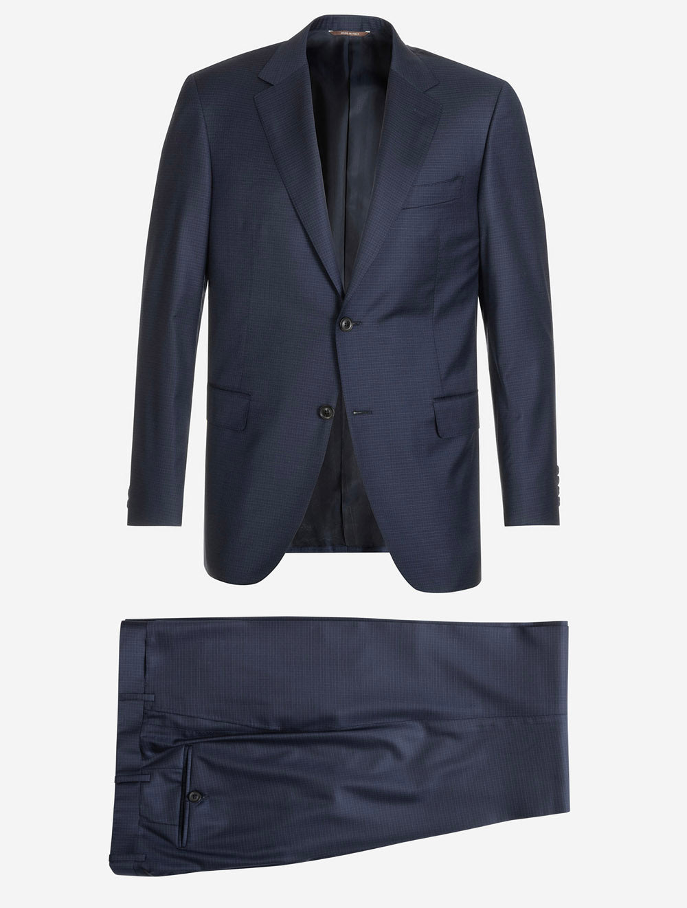 BX01451 NAVY 303 E2699 Canali Exclusive Micro Check Su — 7S8A5604.jpg