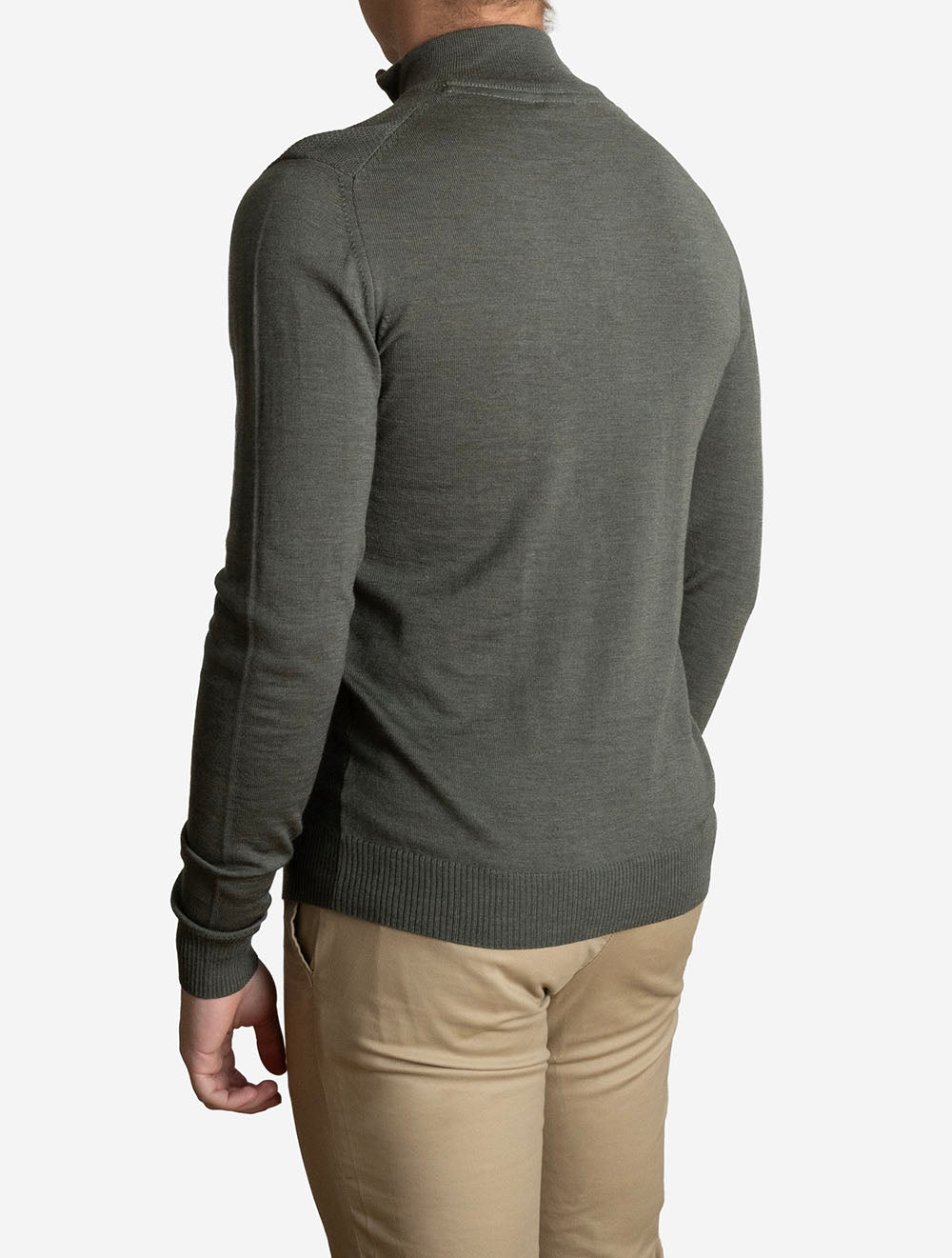 4204201355 GREEN 465 E249 Stenstroms Herringbone Half Zip — 7S8A9063.jpg