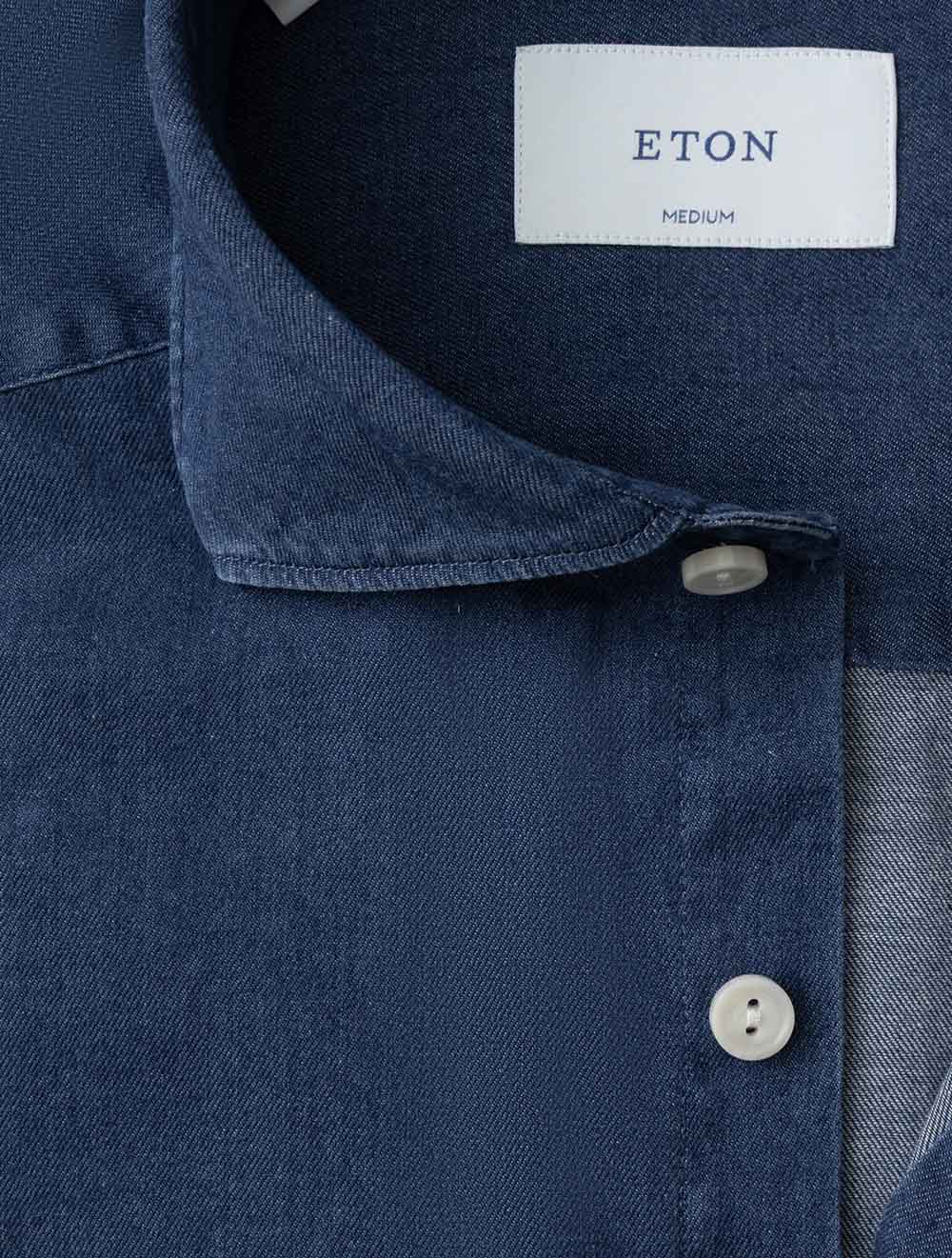 100015617 BLUE 28 E229 ETON Wide Collar Denim Shirt — 7S8A0558.jpg