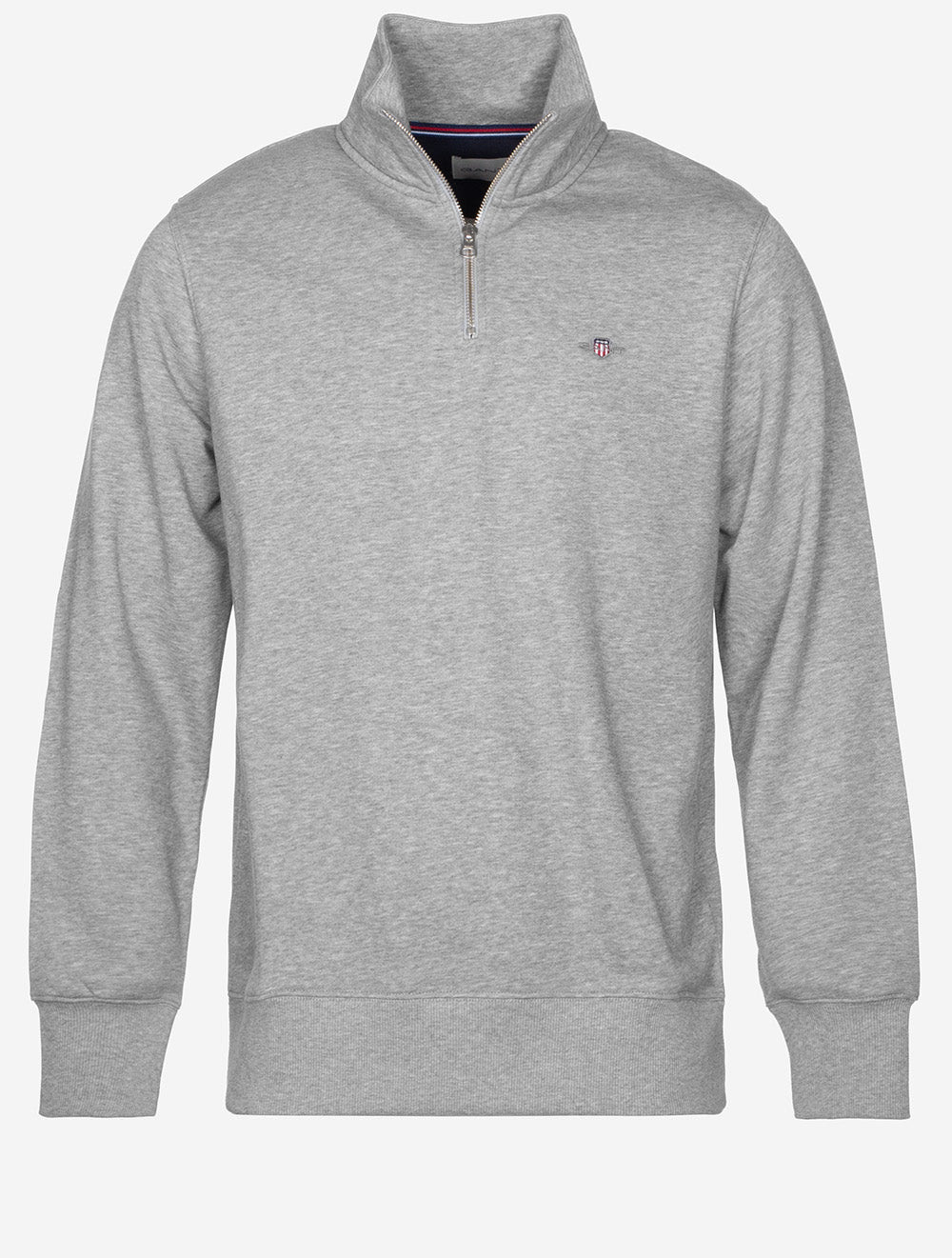 2008005a26 grey melange:93 E120 gant_reg_shield_half_zip_sweat — 1 276A2456.jpg