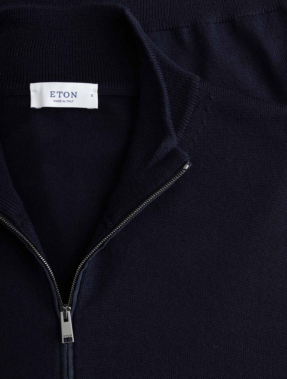 100015332 NAVY 28 E295 ETON Merino Half Zip Sweater — 7S8A1765.jpg