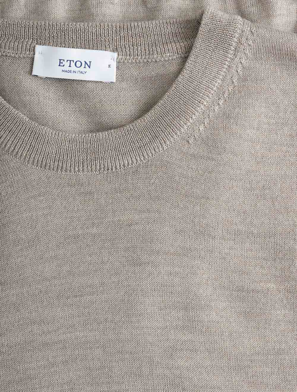 100015331 BEIGE 33 E250 ETON Knit Crewneck — 7S8A1748.jpg