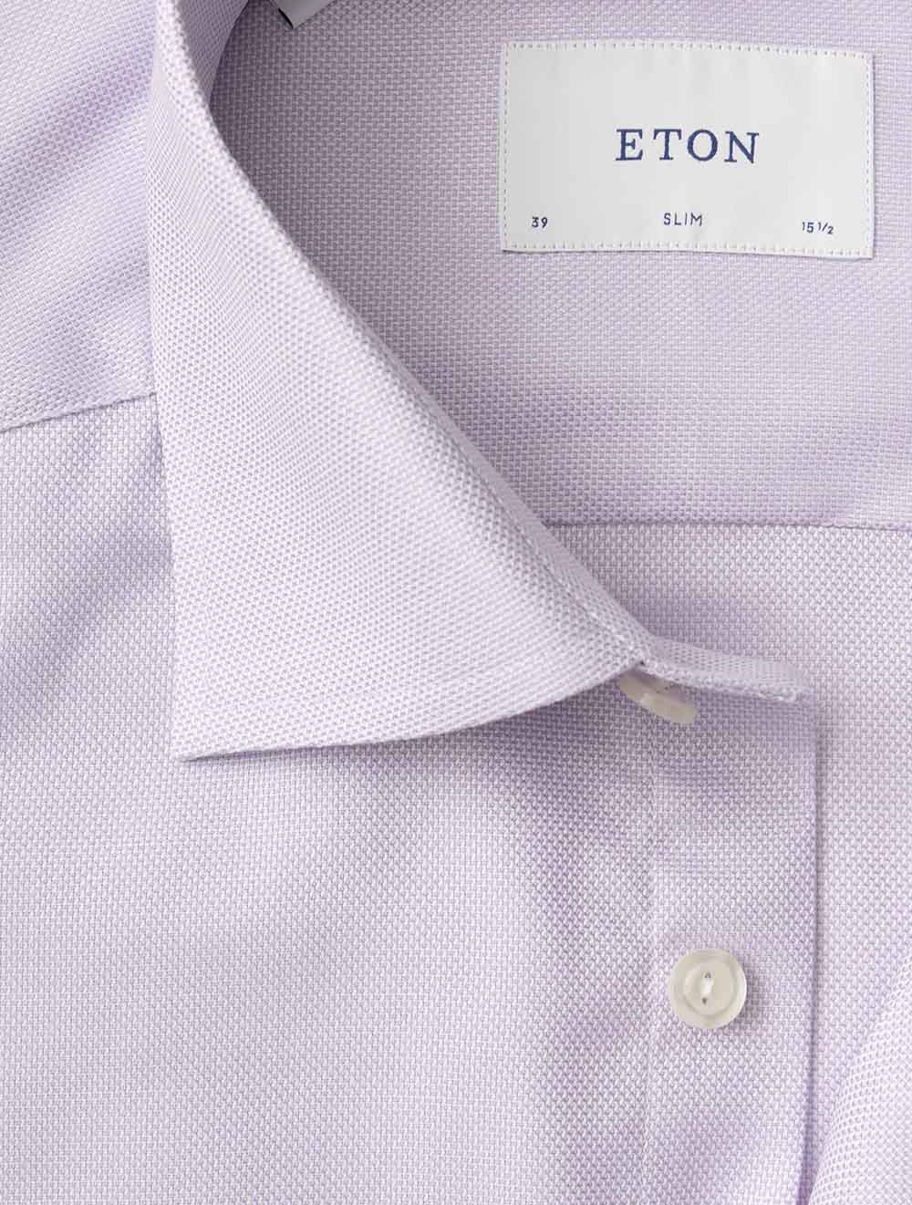 100015416 PURPLE 70 E189 Eton Slim Textured Pat Shirt — 7S8A9565.jpg