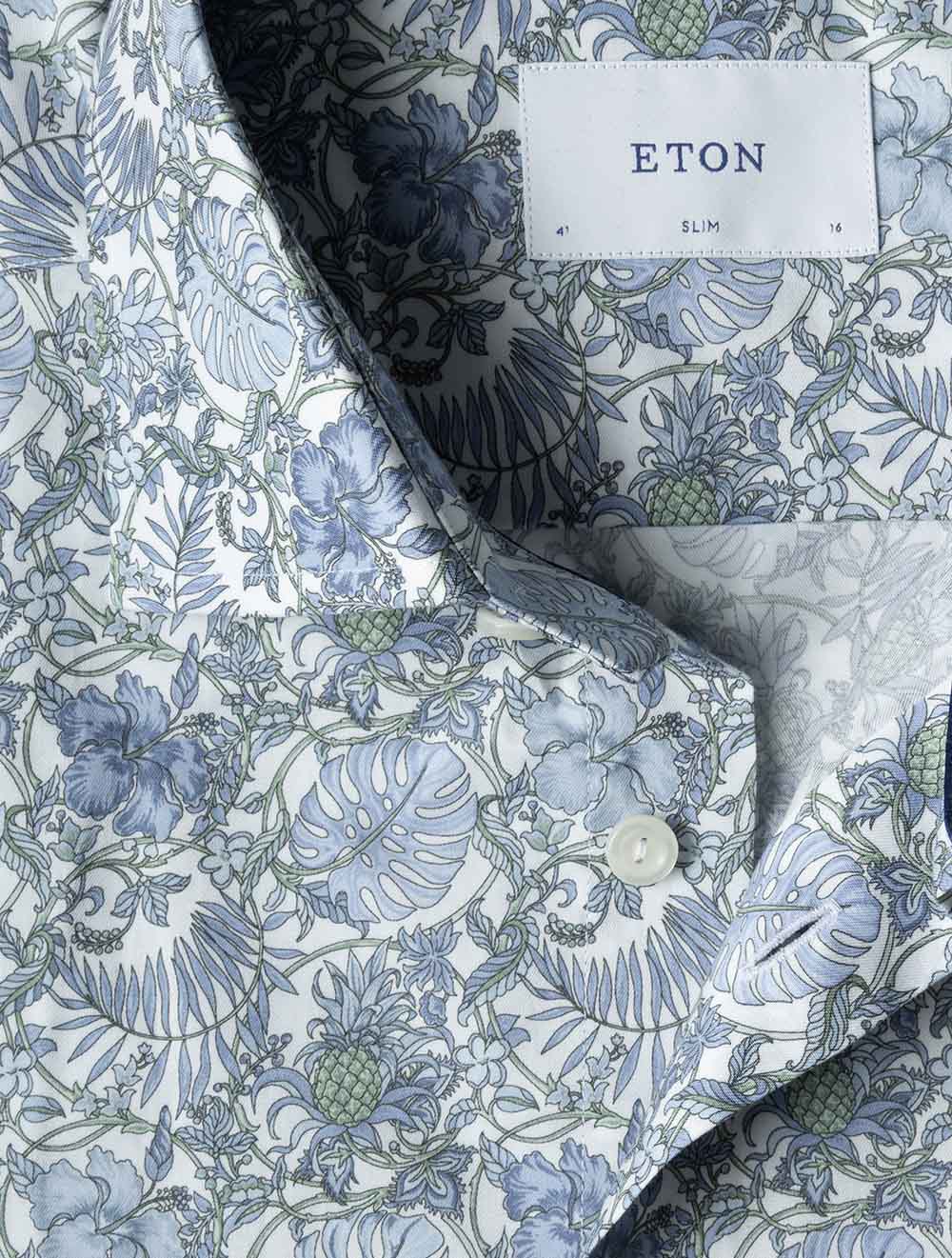 100014841 BLUE 65 E219 ETON Slim Floral Pattern Shirt — 7S8A4952.jpg