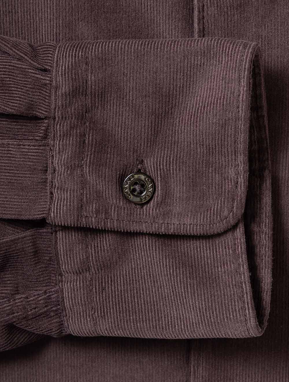 GM03361 WINE 914 E269 Canali Corduroy Casual Shirt — 7S8A8162.jpg