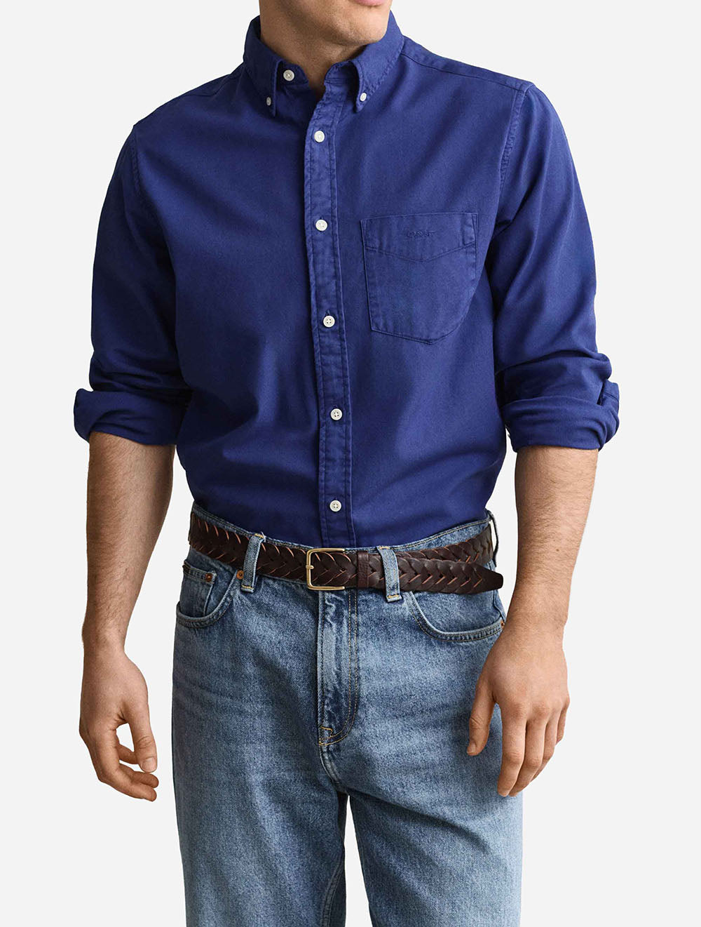 3250203A26 BLUE 435 E130 REG GMNT DYED TWILL SHIRT — 2 3250203A26 BLUE 435 E130 REG GMNT DYED TWILL SHIRT.jpg