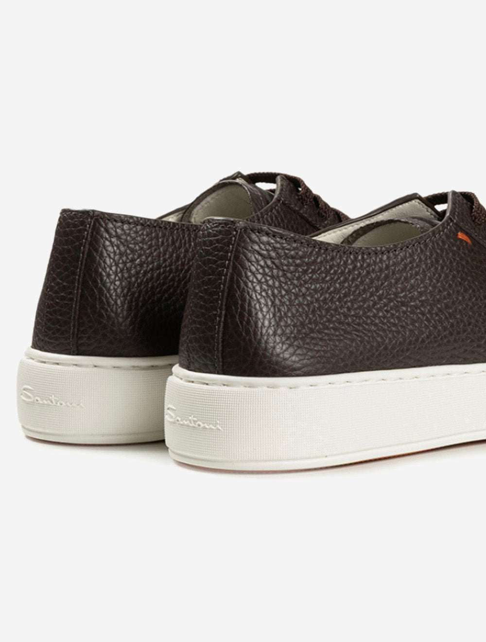 MBCD21571 DBROWN T51 E550 SANTONI Tumbled Leather Sneaker — 7S8A1006.jpg