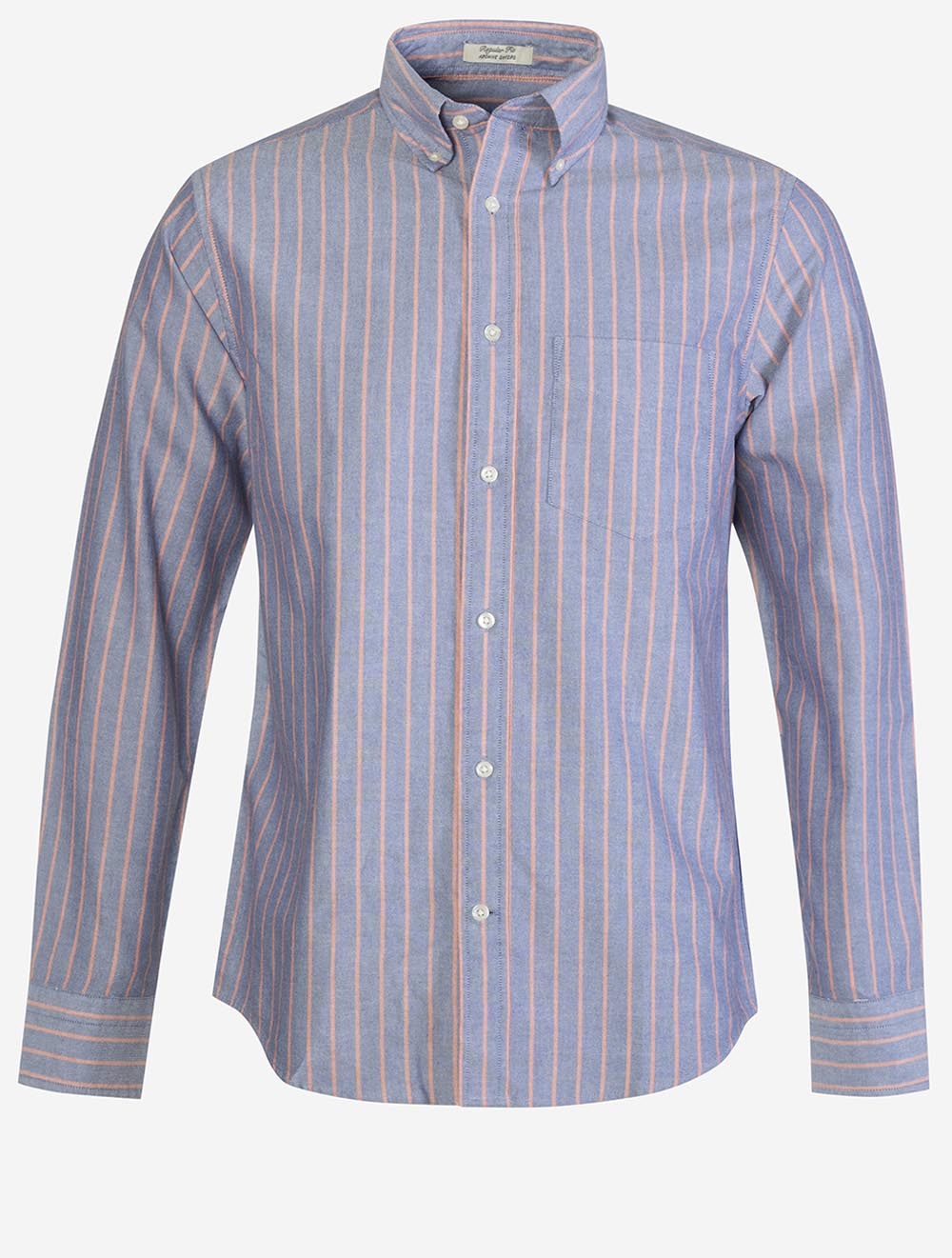 3262016A26 BLUE 435 E130 REG ARCHIVE OXFORD STRIPE SHIRT — 1 7S8A6691.jpg