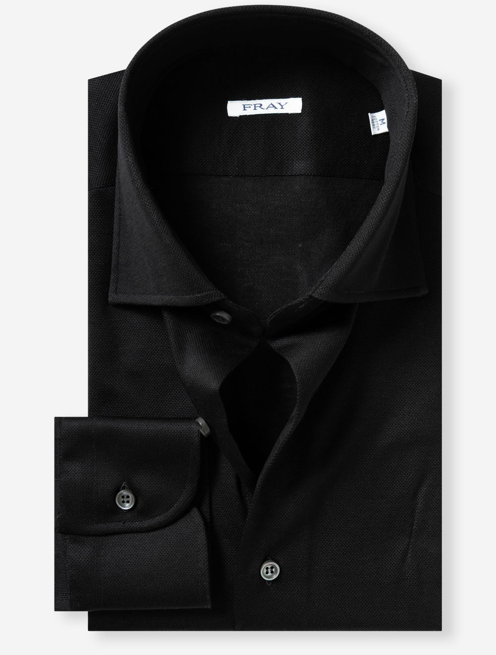 1626GAB BLACK E399 Fray Woven Gabriel Shirt — 7S8A8195.jpg