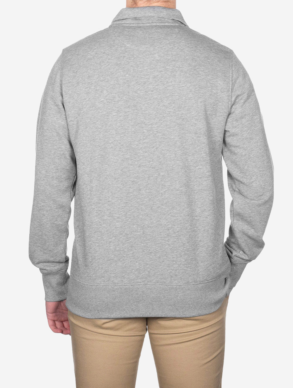 2008005a26 grey melange:93 E120 gant_reg_shield_half_zip_sweat — 3 276A5384.jpg