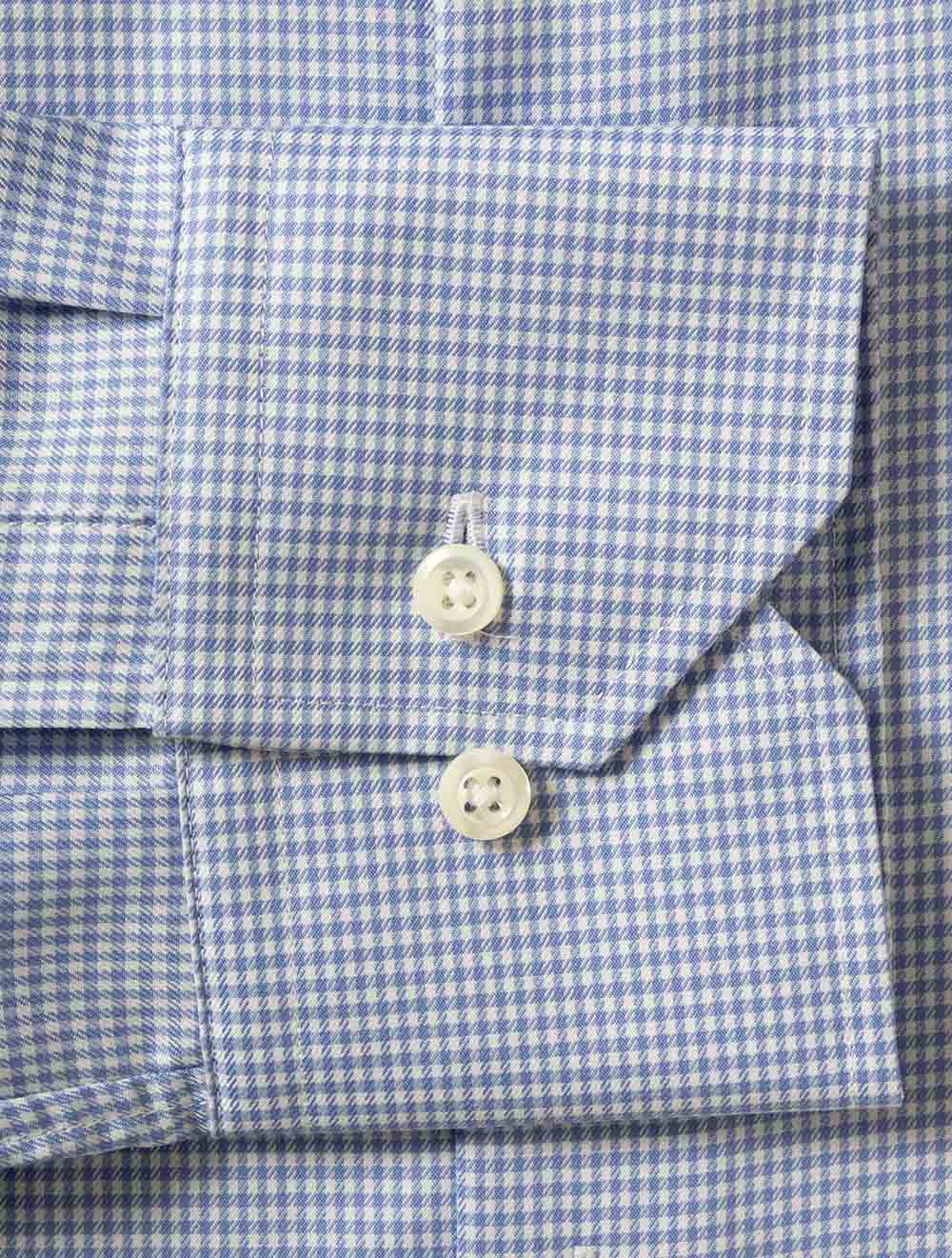 6027511735 BLUE 103 E159 Stenstroms Regular Check Shirt — 7S8A8184.jpg