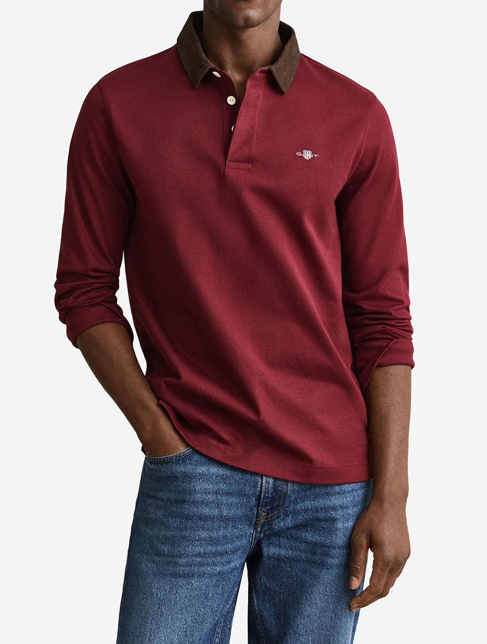 2065120A26 WINE 676 E140 CORD COLLAR RUGGER — 2 2065120-676-model-fv-1.jpeg