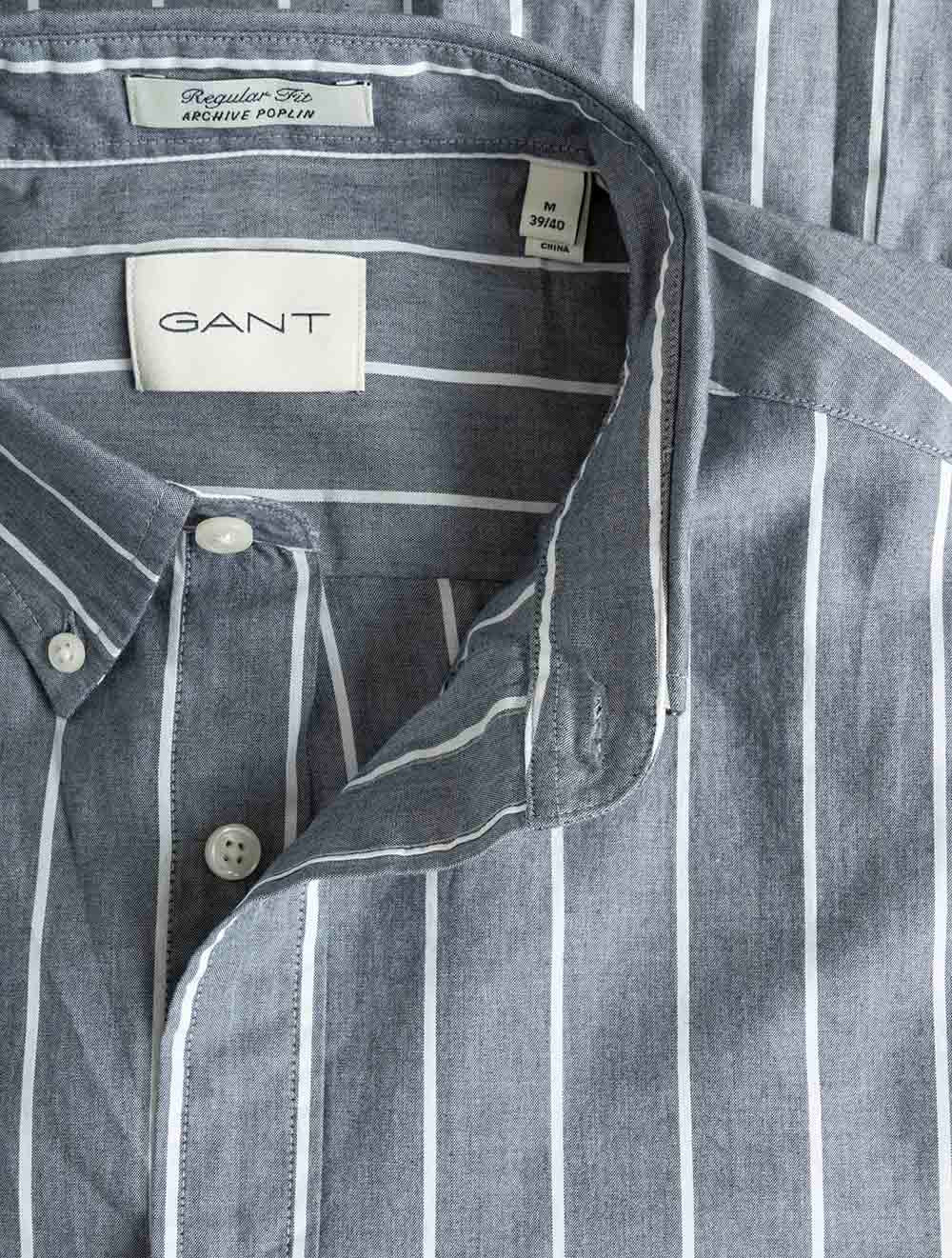 3262005A26 INDIGO 901 E120 REG POPLIN MELANGE STRIPE SHIRT — 7S8A8546.jpg