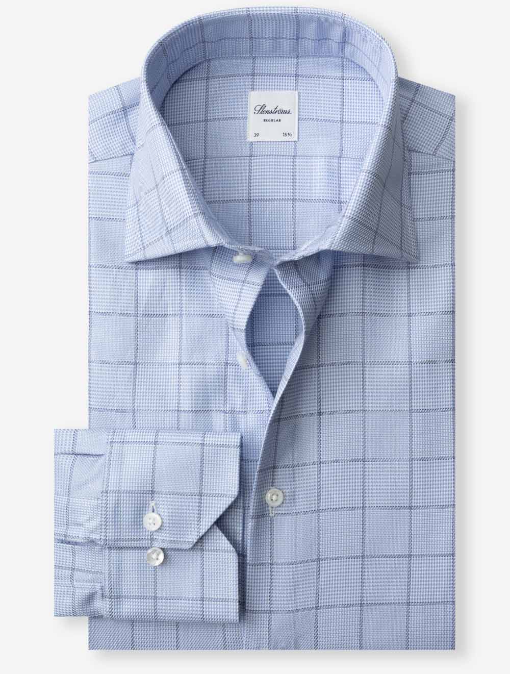 6027719217 BLUE 113 E219 Stenstroms Regular Plaid Shirt — 7S8A0547.jpg