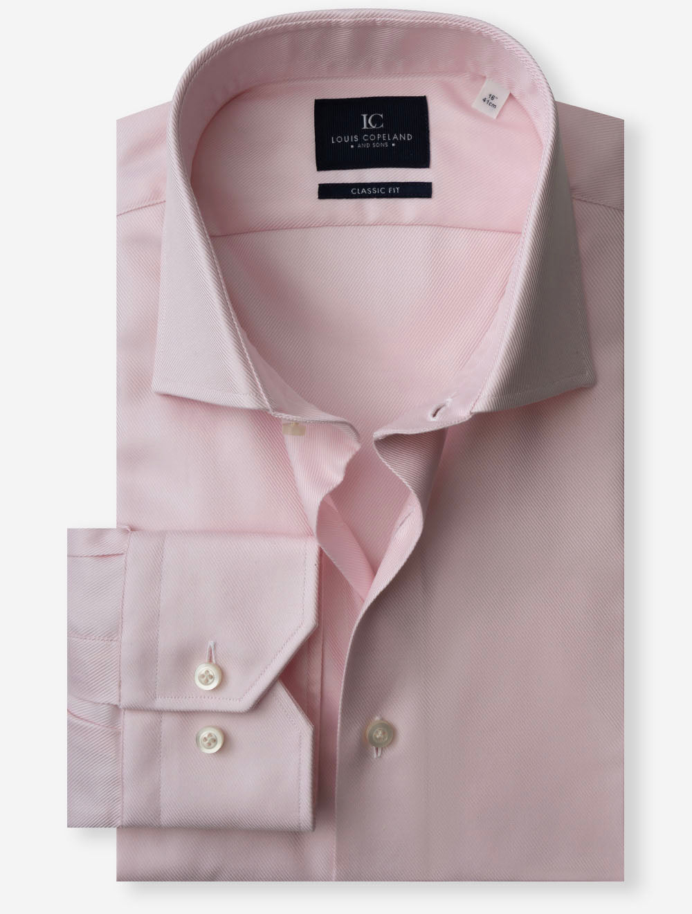 KLOSTERSCF PINK E229 Louis Copeland Classic Twill Shirt — 7S8A0530.jpg