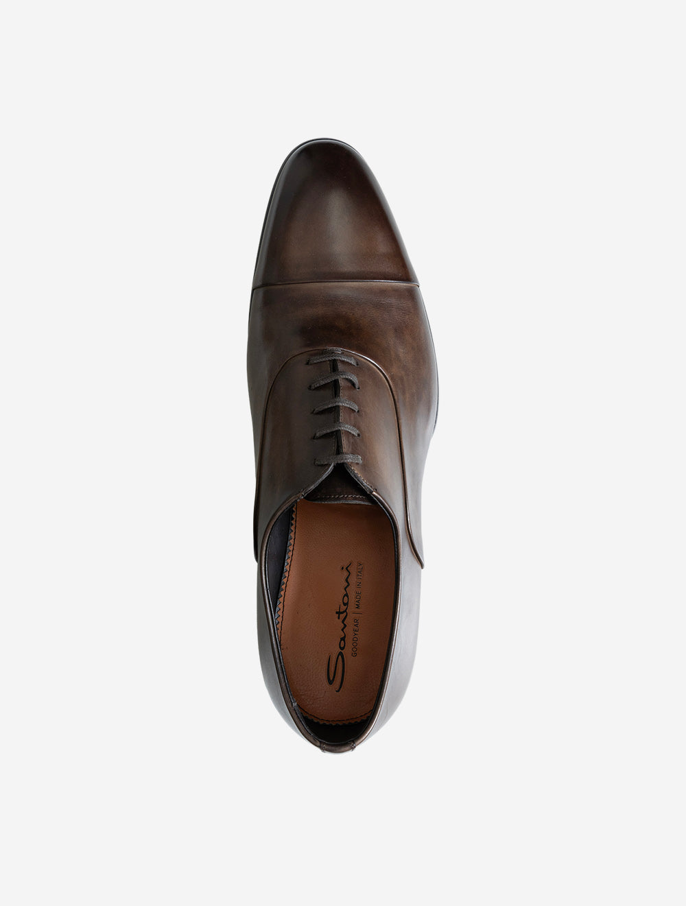 MCCR12621 LBROWN T50 E859 SANTONI Oxford Toe Cap Shoe — 7S8A6589.jpg