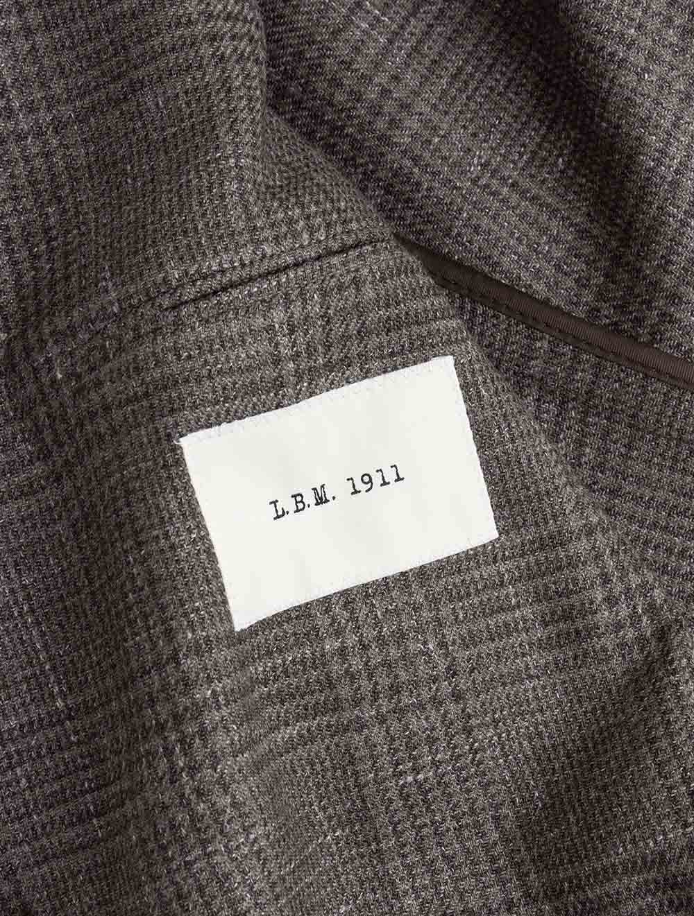 62513 BROWN 2 E739 Lubiam Check Unlined Jacket — 77S8A0180.jpg