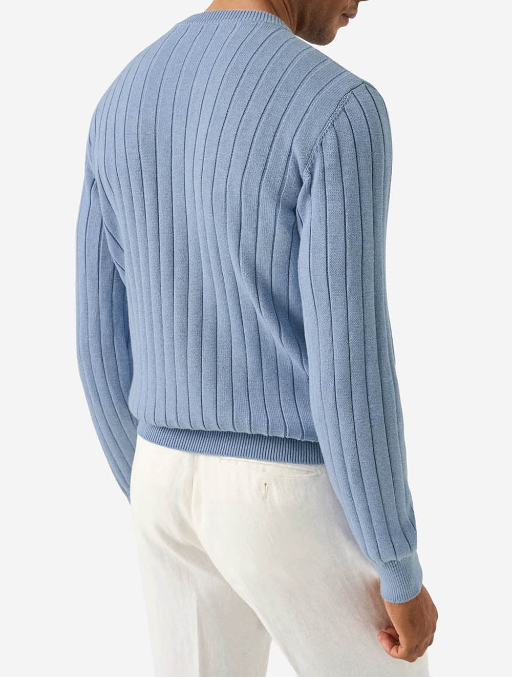 100014390 BLUE 23 E299 ETON Structure Knit Crewneck — 100014390 BLUE 23 E299 ETON Structure Knit Crewneck2 model.jpg