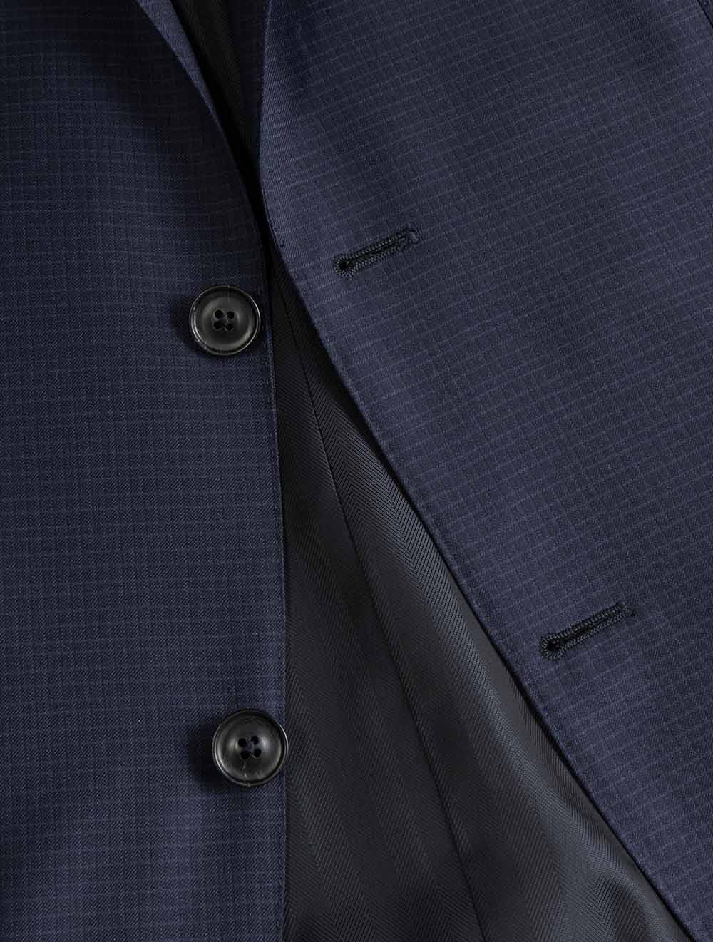 BX01451 NAVY 303 E2699 Canali Exclusive Micro Check Su — 7S8A5779.jpg