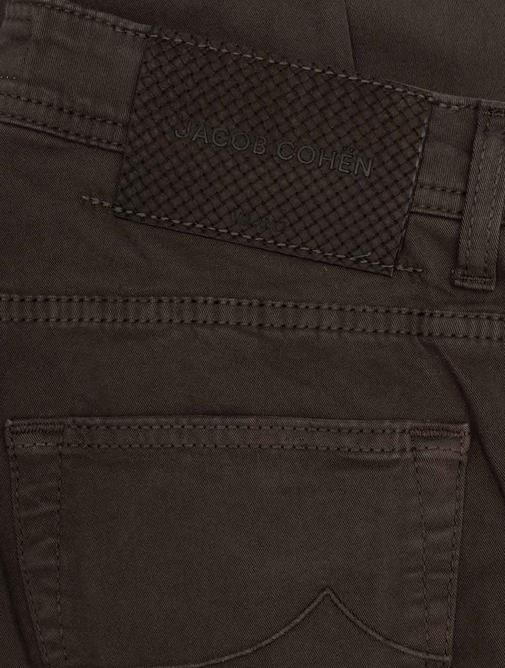 S3651B BROWN F44 E429 J Cohen Bobby Gabardine Trouser — 7S8A9297.jpg